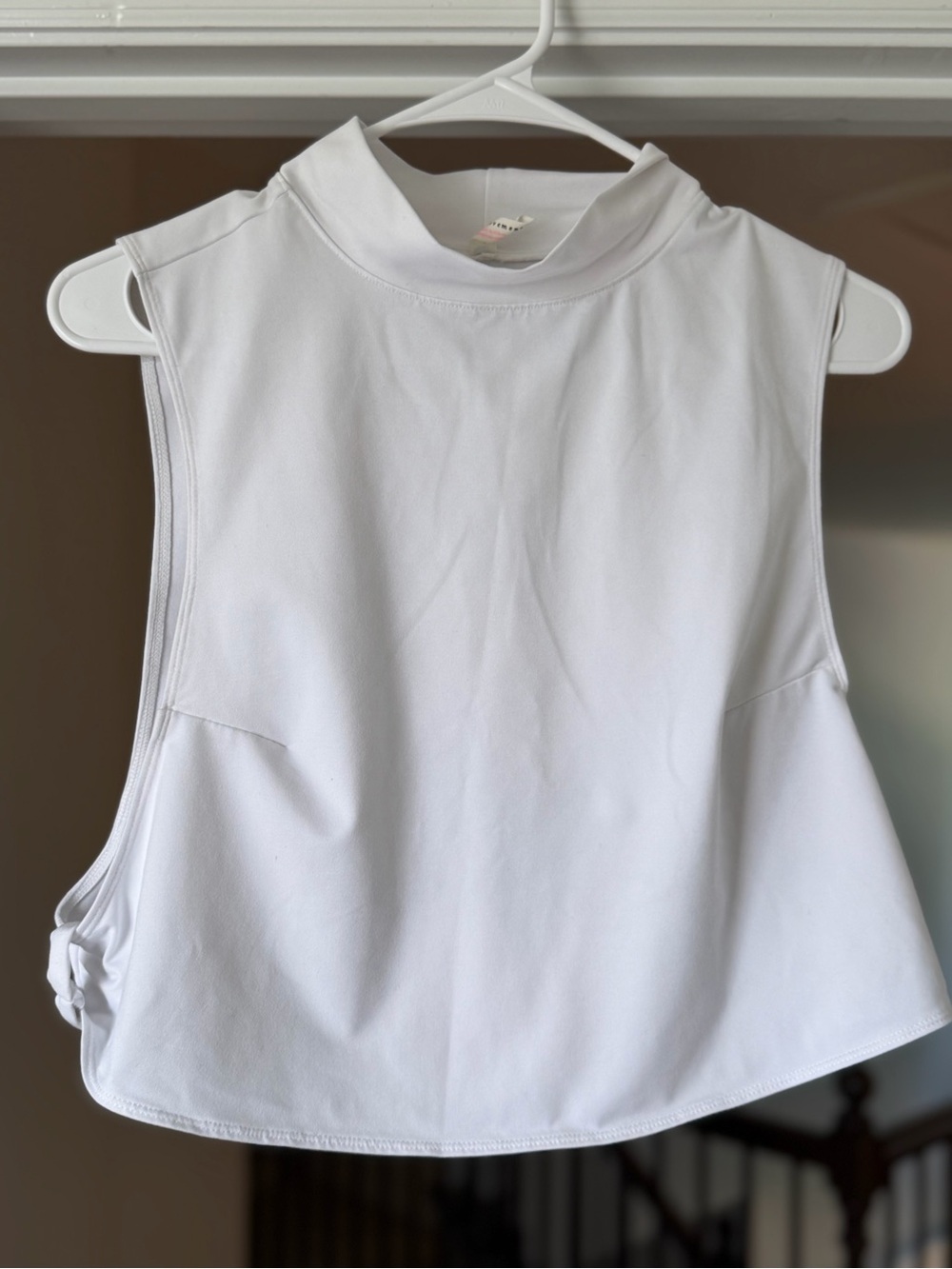 Free People FP Movement White High Neck Open Side Workout Tank M - Picture 1 of 6